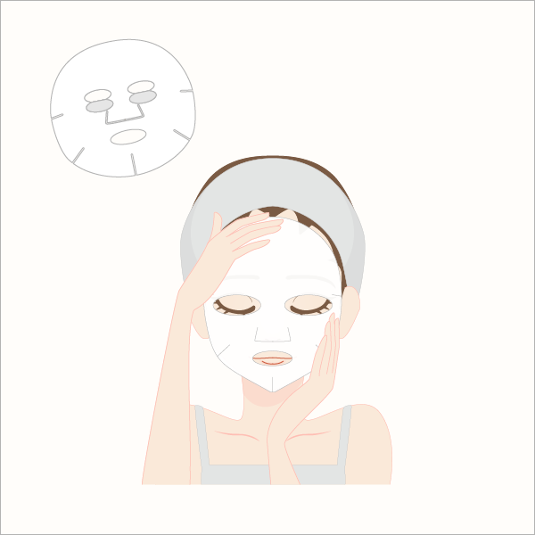 フェイスマスクの使用方法2