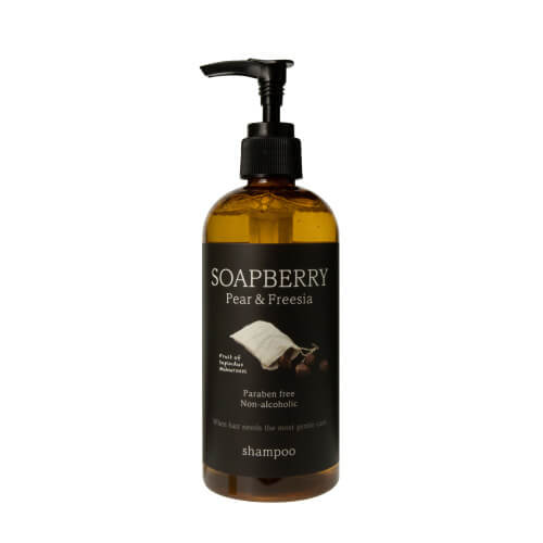 SOAPBERRY Pear & Freesia Paraben free Non-alcoholic shampoo 古宝無患子シャンプー 320g