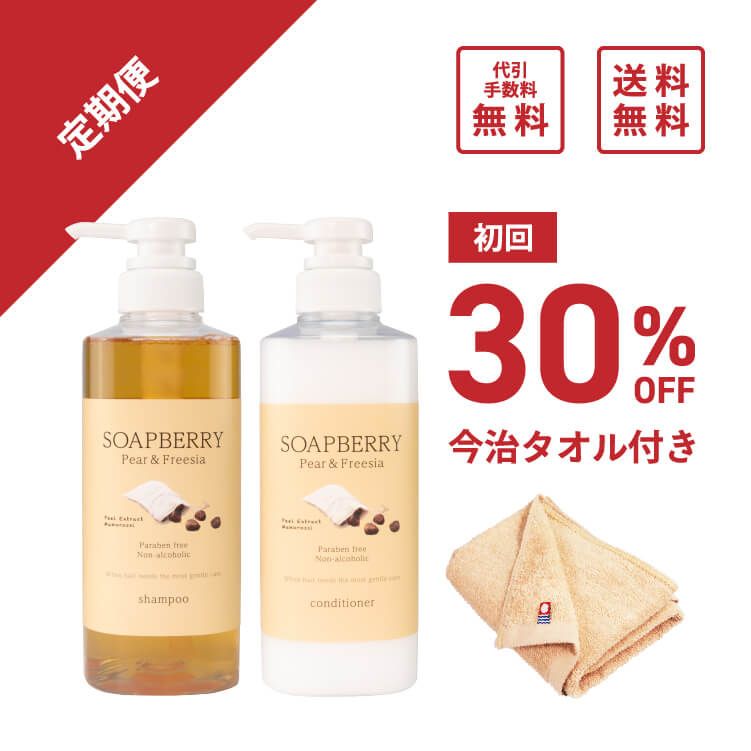SOAPBERRY shampoo & conditioner 古宝無患子シャンプー&コンディショナー 定期便
