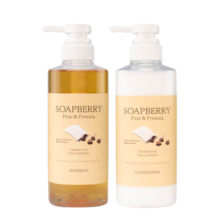 SOAPBERRY shampoo & conditioner set 古宝無患子シャンプー＆コンディショナーセット